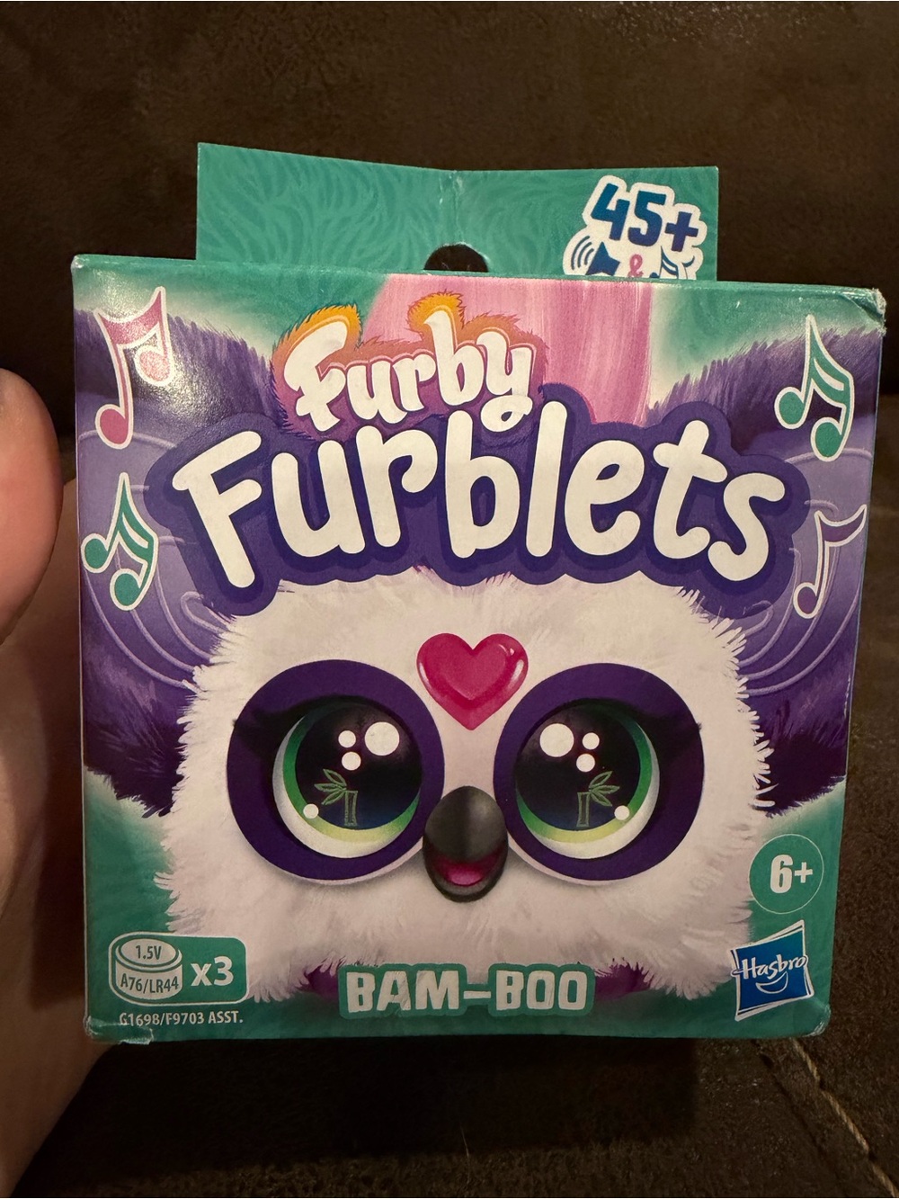 Hasbro Furby Furblets Bam-Boo Plush - Purple & White